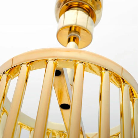 LÁMPARA DE PIE OLIVIA GOLD AND BLACK - SIN FOCO