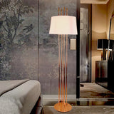 LÁMPARA DE PIE ABIGAIL GOLD LED - SIN FOCO