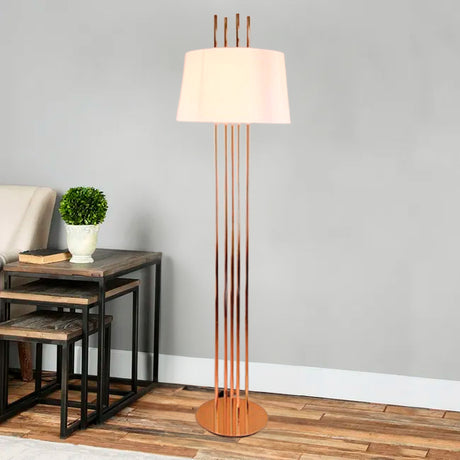 LÁMPARA DE PIE ABIGAIL GOLD LED - SIN FOCO