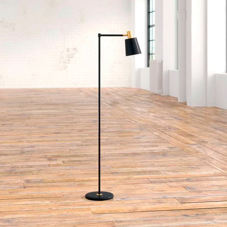 LÁMPARA DE PIE BONNIE BLACK AND GOLD LED