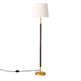 LÁMPARA DE PIE JESSICA GOLD AND DARK NOGAL - SIN FOCO