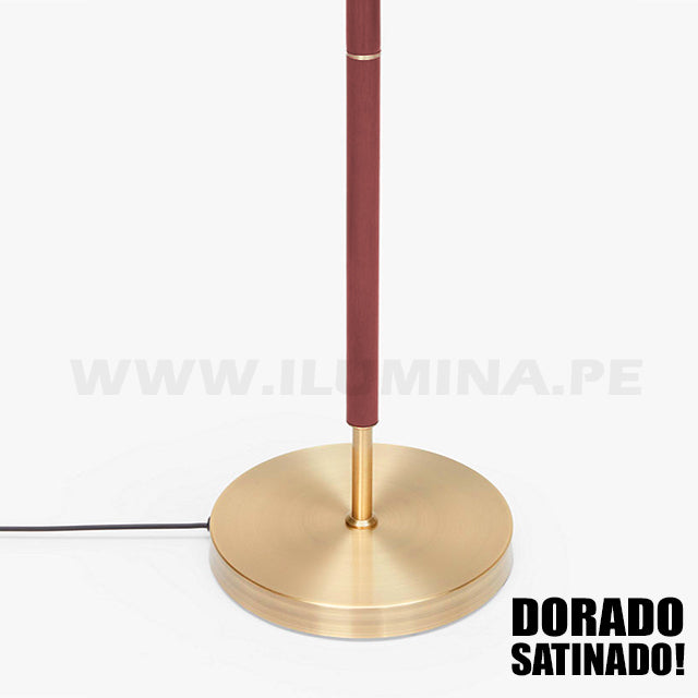 LÁMPARA DE PIE JESSICA GOLD CEDRO - SIN FOCO