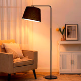 LÁMPARA DE PIE DAMARIS BLACK LED- SIN FOCO