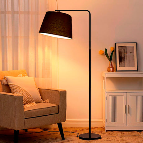 LÁMPARA DE PIE DAMARIS BLACK LED- SIN FOCO