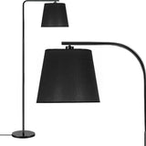 LÁMPARA DE PIE DAMARIS BLACK LED- SIN FOCO