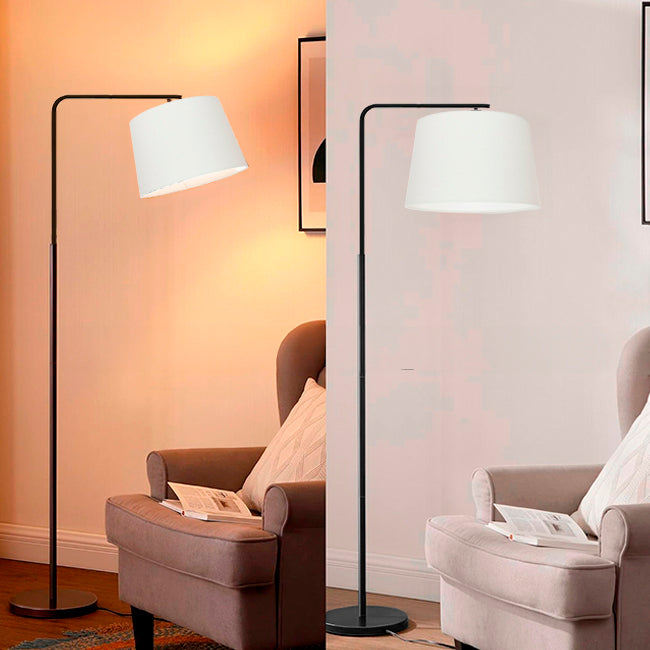 LÁMPARA DE PIE DAMARIS BLACK LED - SIN FOCO
