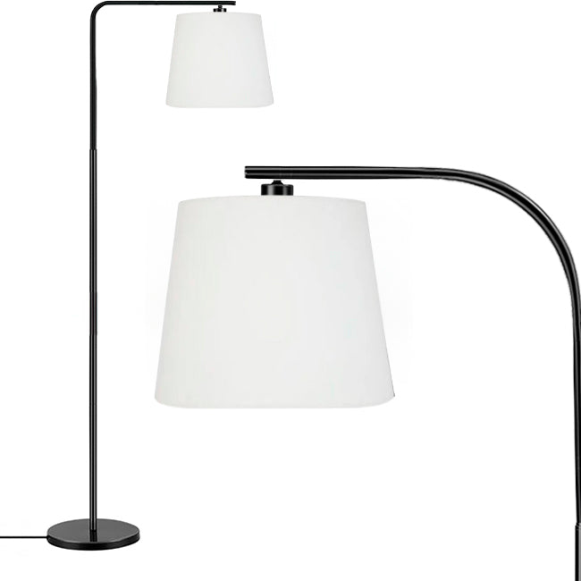 LÁMPARA DE PIE DAMARIS BLACK LED - SIN FOCO