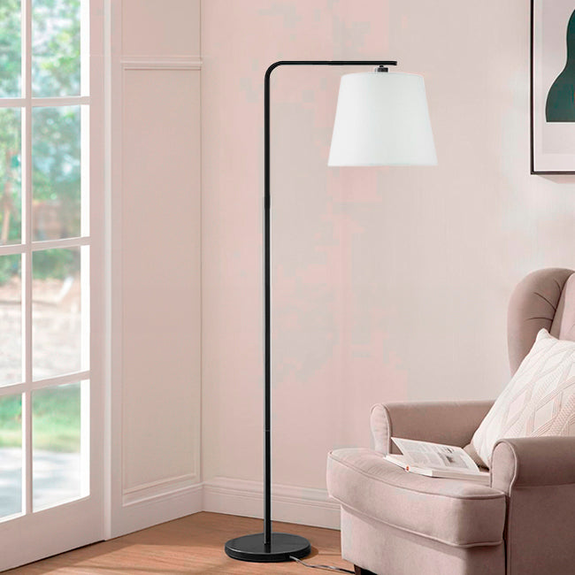 LÁMPARA DE PIE DAMARIS BLACK LED - SIN FOCO