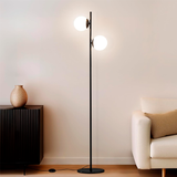 LÁMPARA DE PIE TRAZZO LUX BLACK - SIN FOCOS