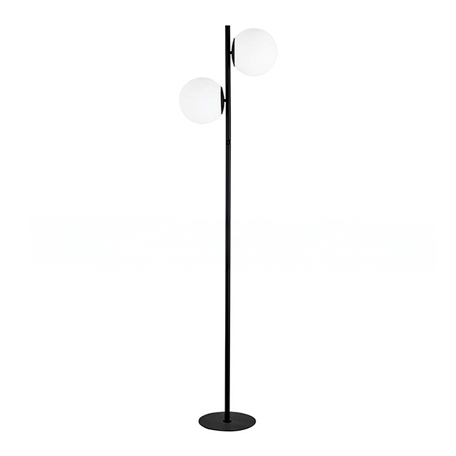 LÁMPARA DE PIE TRAZZO LUX BLACK - SIN FOCOS
