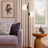 LÁMPARA DE PIE TRAZZO LUX BLACK - SIN FOCOS