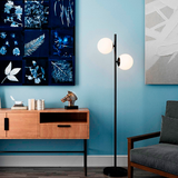 LÁMPARA DE PIE TRAZZO LUX BLACK - SIN FOCOS