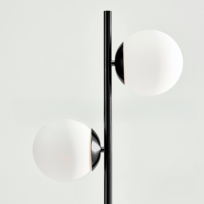 LÁMPARA DE PIE TRAZZO LUX BLACK - SIN FOCOS