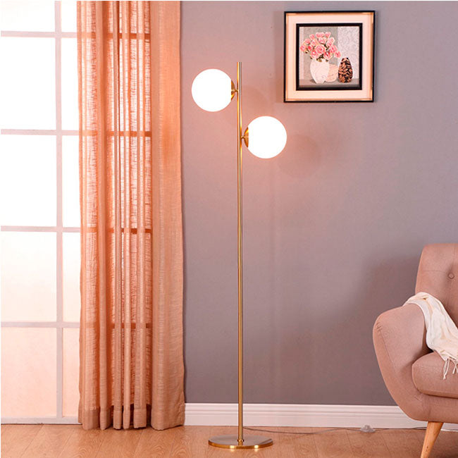 LÁMPARA DE PIE TRAZZO LUX GOLD - SIN FOCOS
