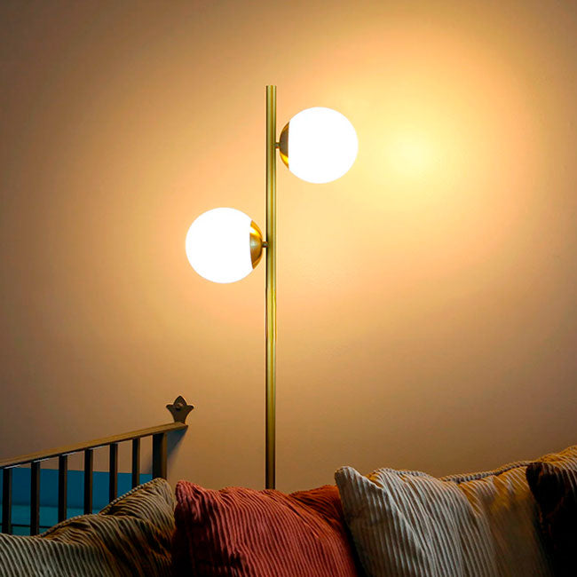 LÁMPARA DE PIE TRAZZO LUX GOLD - SIN FOCOS