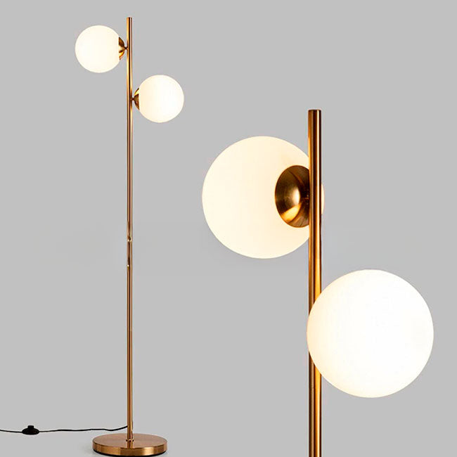 LÁMPARA DE PIE TRAZZO LUX GOLD - SIN FOCOS