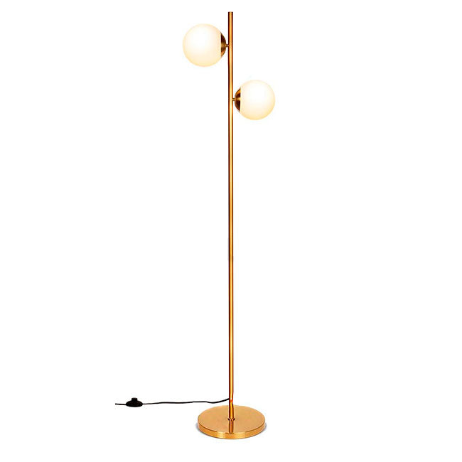 LÁMPARA DE PIE TRAZZO LUX GOLD - SIN FOCOS