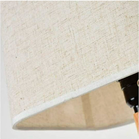 LÁMPARA DE MESA POLONIA WOOD AND WHITE LED - SIN FOCO