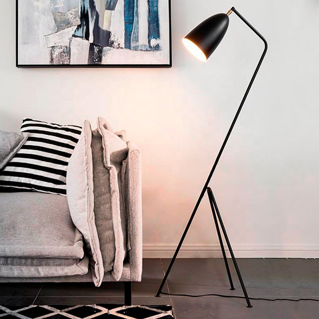 LÁMPARA DE PIE MINIMALISTA CARINA BLACK LED
