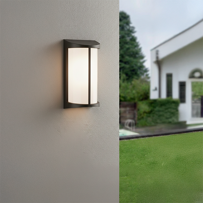 LÁMPARA DE EXTERIOR LED E27 FC811 BK