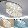 LÁMPARA COLGANTE KRYSTAL MINESSOTA LED + CONTROL REMOTO