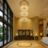 LÁMPARA COLGANTE KRYSTAL LOREAL LED + CONTROL REMOTO