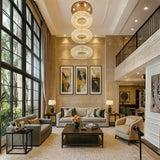 LÁMPARA COLGANTE KRYSTAL LOREAL LED + CONTROL REMOTO