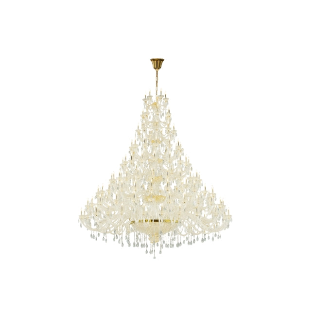 LÁMPARA COLGANTE KRYSTAL JANA + FOCO VELA E14 4W TRANSP LUZ CÁLIDA