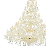 LÁMPARA COLGANTE KRYSTAL JANA + FOCO VELA E14 4W TRANSP LUZ CÁLIDA