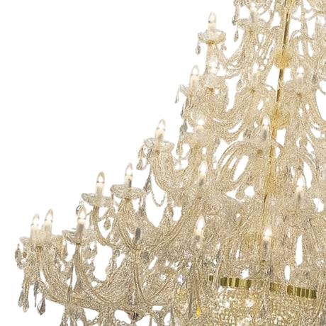 LÁMPARA COLGANTE KRYSTAL WRANOVSKY + FOCO VELA E14 4W TRANSP LUZ CÁLIDA