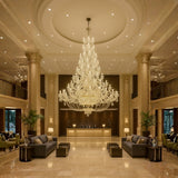 LÁMPARA COLGANTE KRYSTAL WRANOVSKY + FOCO VELA E14 4W TRANSP LUZ CÁLIDA