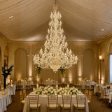 LÁMPARA COLGANTE KRYSTAL WRANOVSKY + FOCO VELA E14 4W TRANSP LUZ CÁLIDA