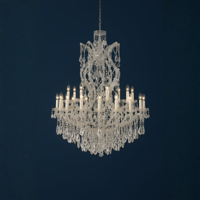 LÁMPARA COLGANTE KRYSTAL MARIA THERESA - SIN FOCO