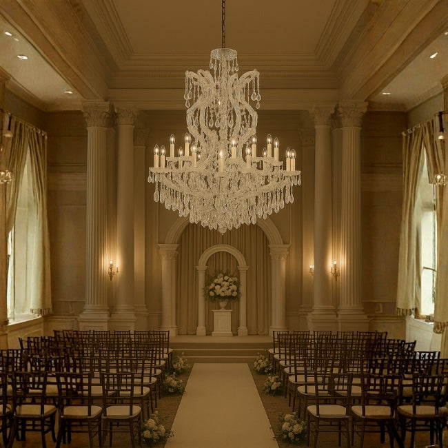 LÁMPARA COLGANTE KRYSTAL MARIA THERESA - SIN FOCO