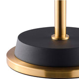 LÁMPARA DE PIE LUXIANA BLACK AND GOLD LED - SIN FOCO