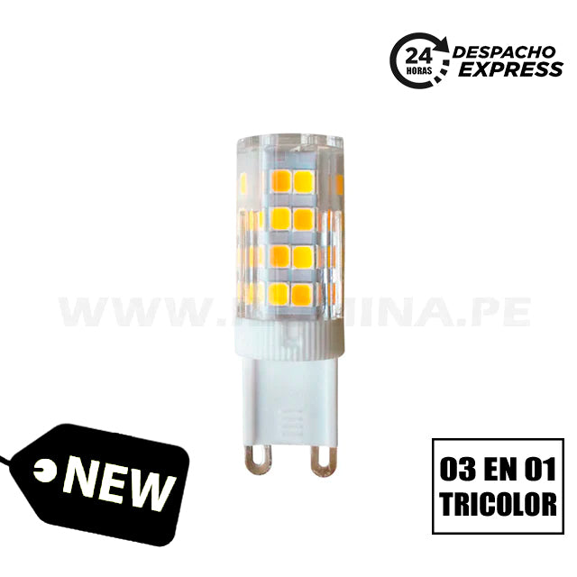 FOCO LED SMD 4W G9 ILUMINA TRICOLOR