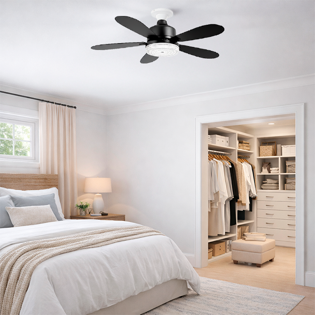 FOCO VENTILADOR LED AIR-5 MASTER COOL BLACK 18W + CONTROL REMOTO