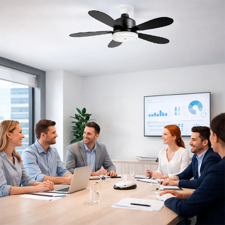 FOCO VENTILADOR LED AIR-5 MASTER COOL BLACK 18W + CONTROL REMOTO