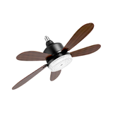 FOCO VENTILADOR LED AIR-5 MASTER COOL BLACK AND NOGAL 18W + CONTROL REMOTO