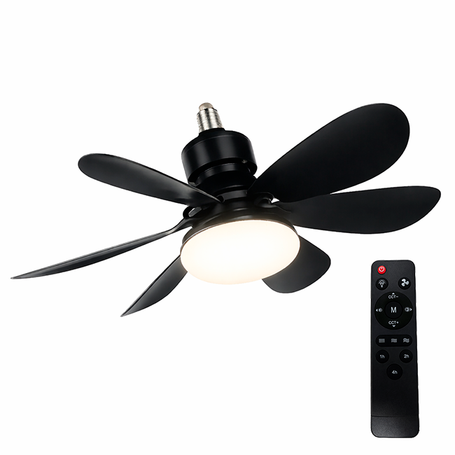 FOCO VENTILADOR LED AIR-6 MASTER COOL BLACK 18W + CONTROL REMOTO