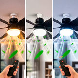 FOCO VENTILADOR LED AIR-6 MASTER COOL BLACK 18W + CONTROL REMOTO