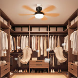 FOCO VENTILADOR LED AIR-6 MASTER COOL BLACK AND WOOD 18W + CONTROL REMOTO