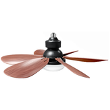 FOCO VENTILADOR LED AIR-6 MASTER COOL BLACK AND NOGAL 18W + CONTROL REMOTO