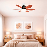 FOCO VENTILADOR LED AIR-6 MASTER COOL BLACK AND NOGAL 18W + CONTROL REMOTO