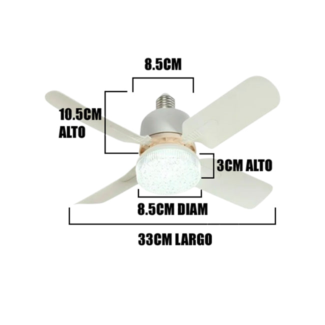 FOCO VENTILADOR SMART LED SERENA 20W FS-MINI