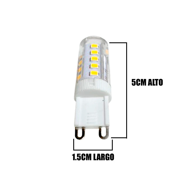 FOCO LED SMD 5W G9 LUZ CÁLIDA MARCA NUVORA