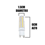 FOCO LED SMD 7W G9 LUZ CÁLIDA MARCA NUVORA