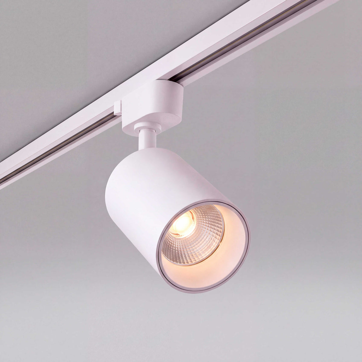 SPOT DE RIEL AURORA COLOR WHITE- SIN DICROICO