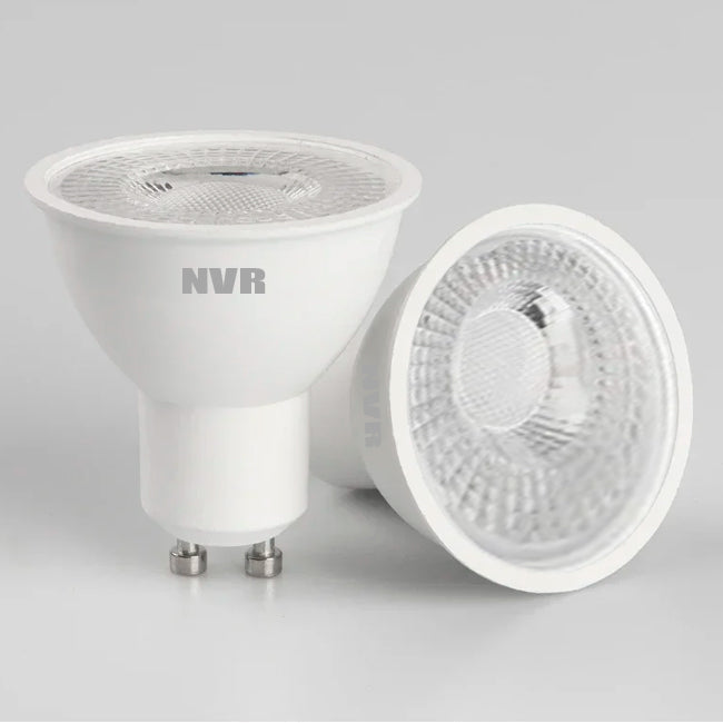 DICROICO LED 8W GU10 3000K LUZ CÁLIDA MARCA NVR