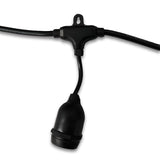 GUIRNALDA DE CAUCHO COLGANTE DE 10MTS CON 20 SOCKETS MARCA BK